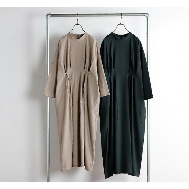 evam eva エヴァムエヴァ スタンドカラー ワンピース stand collar  