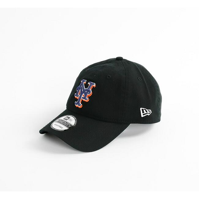 NEW ERA ニューエラ 9TWENTY ウォッシュドコットン ニューヨーク・メッツ ブラック × チームカラー 14525124 |  | 01