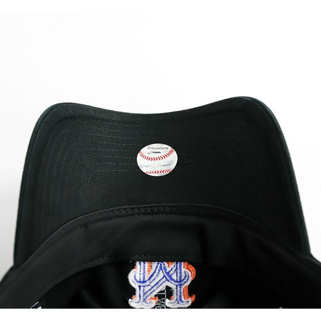 NEW ERA ニューエラ 9TWENTY ウォッシュドコットン ニューヨーク・メッツ ブラック × チームカラー 14525124 |  | 05