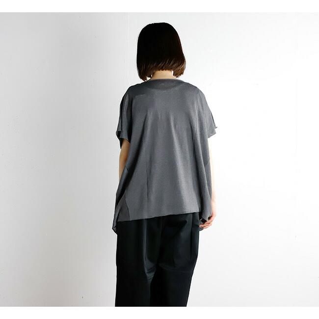 evam eva エヴァムエヴァ リネンギャザー プルオーバー linen gathered pullover E231K171 |  | 03