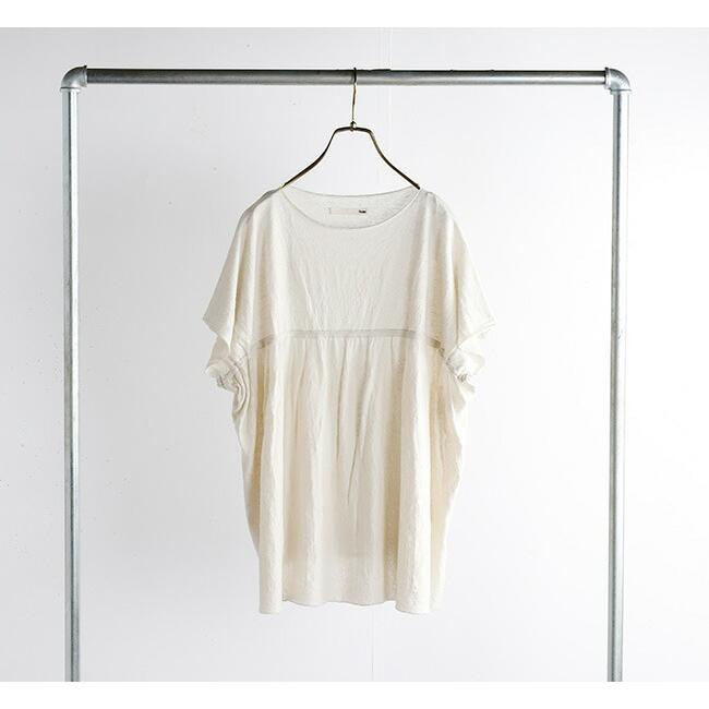 evam eva エヴァムエヴァ リネンギャザー プルオーバー linen gathered pullover E231K171 |  | 05