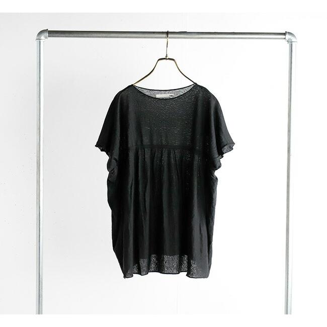 evam eva エヴァムエヴァ リネンギャザー プルオーバー linen gathered pullover E231K171 |  | 07