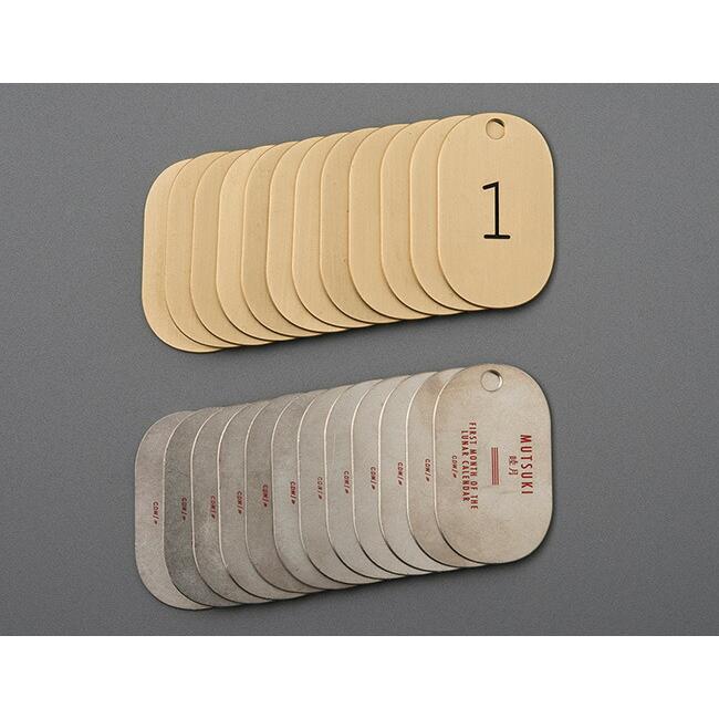 Lunar Calendar Plate Key Tag "White" ルナーカレンダープレートキータグ "ホワイト" |  | 04