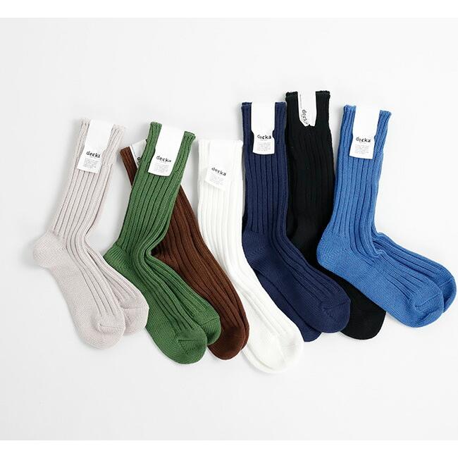 decka デカ Cased Heavy Weight Plain Socks ケースド ヘビー ウェイト ソックス | 