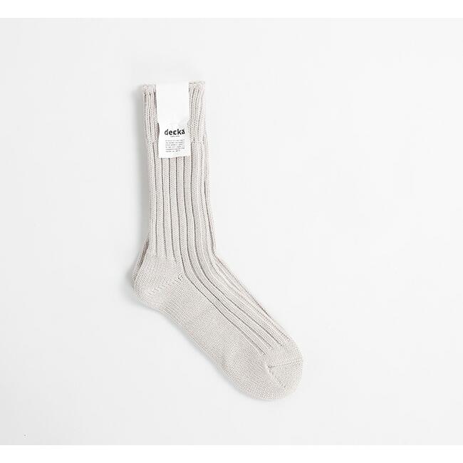 decka デカ Cased Heavy Weight Plain Socks ケースド ヘビー ウェイト ソックス |  | 10