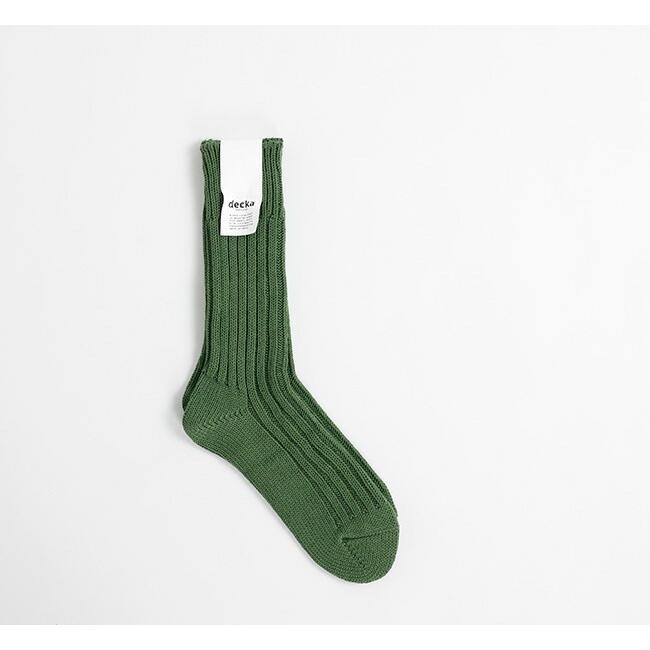 decka デカ Cased Heavy Weight Plain Socks ケースド ヘビー ウェイト ソックス |  | 16