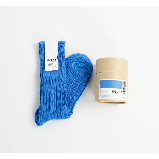 decka デカ Cased Heavy Weight Plain Socks ケースド ヘビー ウェイト ソックス |  | 01