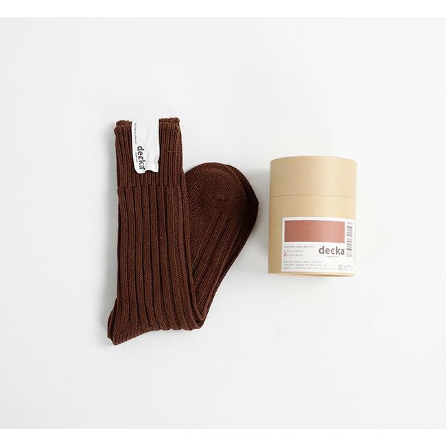 decka デカ Cased Heavy Weight Plain Socks ケースド ヘビー ウェイト ソックス |  | 06