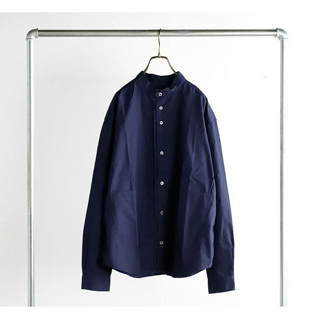 nisica ニシカ 長袖バンドカラーシャツ 無地 NIS-1095 : O.L.D - 通販