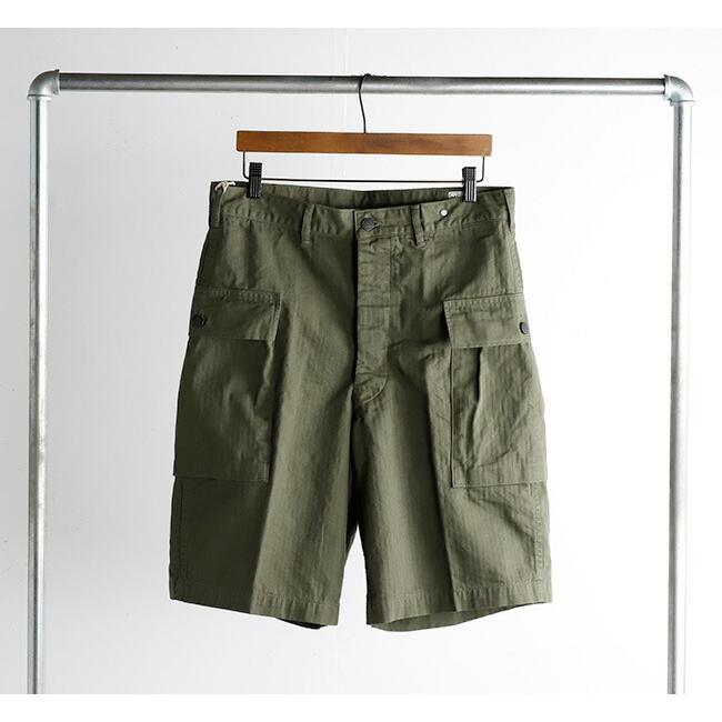 週末セール中❗️美品 orslow オアスロウ ショーツ サイズ2 カーキ orslow オアスロウ US ARMY 2 POCKET CARGO SHORTS 2ポケット カーゴ