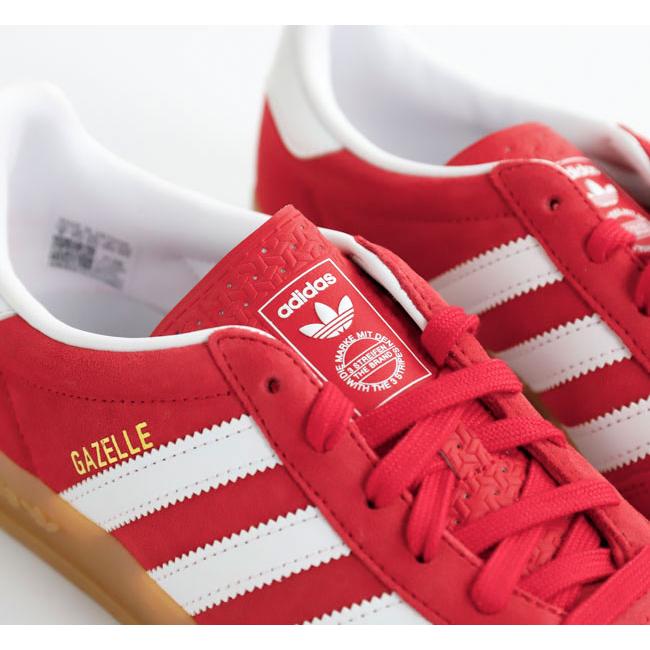 adidas Originals アディダス オリジナルス Gazelle Indoor ガゼル インドア JI2063 Better Scarlet・Cloud White・Gum |  | 09