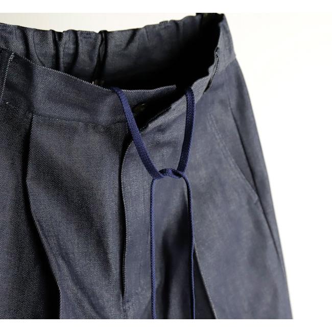 Audience オーディエンス AUD3649 「備後」11oz セルヴィッチ 赤耳デニム 1タック ワイド バレル イージーパンツ |  | 04