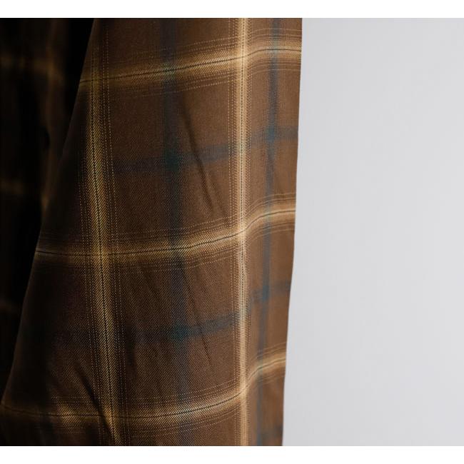 Audience オーディエンス AUD6665 「西脇」 レーヨン オンブレチェック オープンカラー 長袖シャツ |  | 11