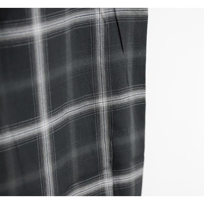 SALE40%OFF // Audience オーディエンス AUD6665 「西脇」 レーヨン オンブレチェック オープンカラー 長袖シャツ |  | 14