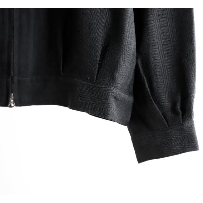 SALE30%OFF //Audience オーディエンス AUD7364 ラナテック メランジヘリンボンツイード ドリズラー ジャケット 日本製 |  | 12