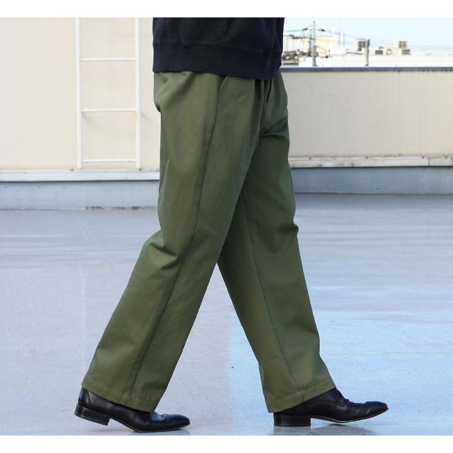 SALE40%OFF //Audience オーディエンス AUD3655 「遠州」11オンス ヘビーカツラギ BOXタック ワイド イージーパンツ MADE IN JAPAN 日本製 |  | 02