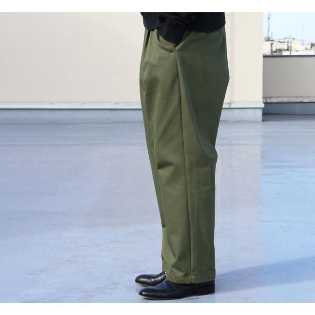 SALE40%OFF //Audience オーディエンス AUD3655 「遠州」11オンス ヘビーカツラギ BOXタック ワイド イージーパンツ MADE IN JAPAN 日本製 |  | 03