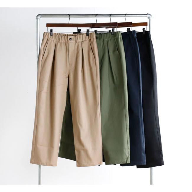 Audience オーディエンス AUD3655 「遠州」11オンス ヘビーカツラギ BOXタック ワイド イージーパンツ MADE IN JAPAN 日本製 |  | 04