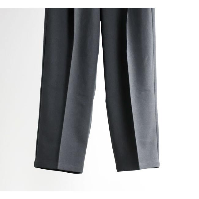 Audience オーディエンス AUD3654 Naturemier ナチュレミア TECH ウールライクツイル 1タック ワイド バレル イージーパンツ MADE IN JAPAN 日本製 |  | 11