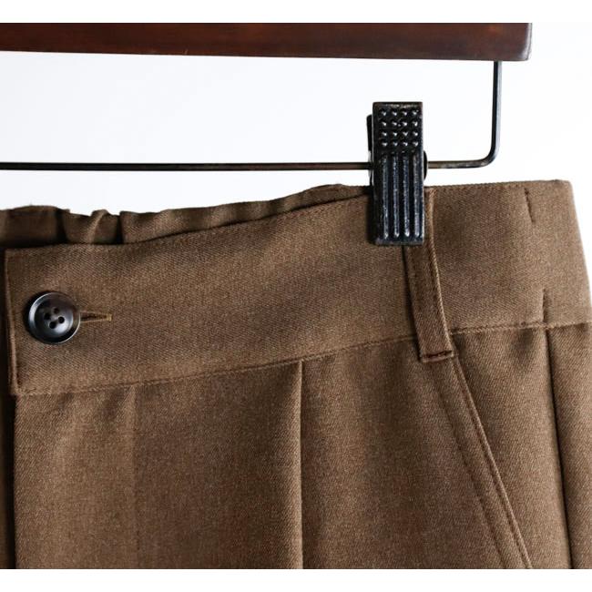 Audience オーディエンス AUD3654 Naturemier ナチュレミア TECH ウールライクツイル 1タック ワイド バレル イージーパンツ MADE IN JAPAN 日本製 |  | 15