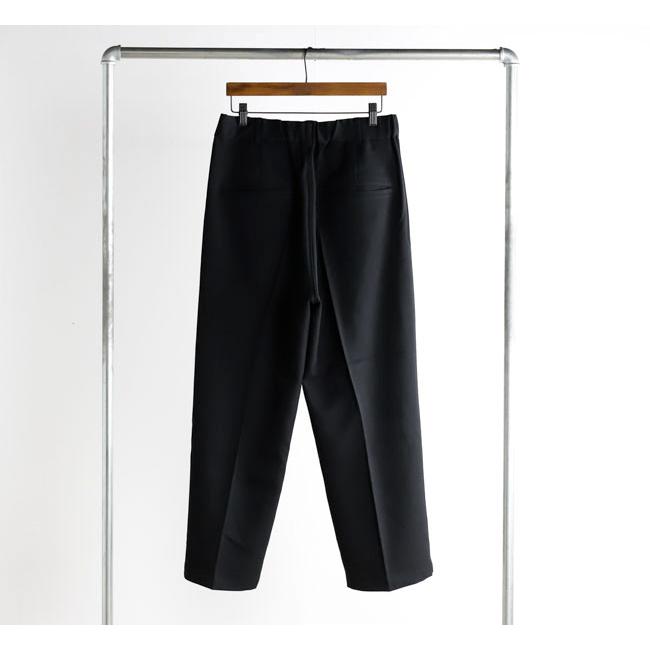 Audience オーディエンス AUD3654 Naturemier ナチュレミア TECH ウールライクツイル 1タック ワイド バレル イージーパンツ MADE IN JAPAN 日本製 |  | 09
