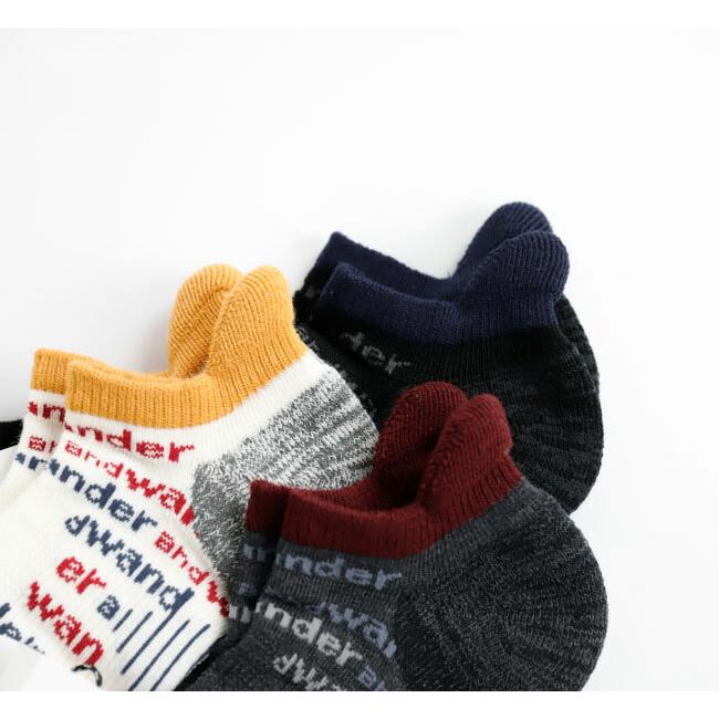 and wander アンドワンダー wool short socks ウールショートソックス 5744978336 |  | 01