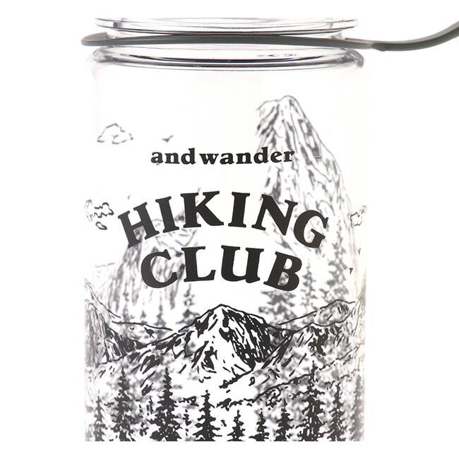 and wander アンドワンダー hiking club bottle ハイキングクラブ クリアボトル 5745177306 |  | 03