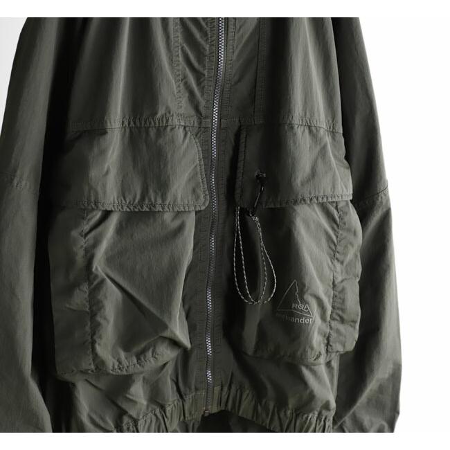 SALE30%OFF //ROA x and wander ロア x アンドワンダー 5745221536 ガーメントダイ ナイロン フーデッド ジャケット garment dye nylon hooded jacket |  | 10