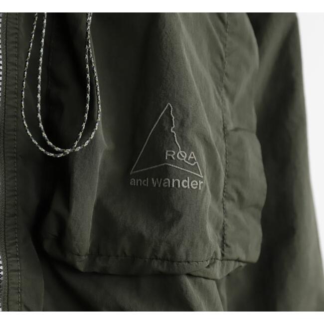 SALE30%OFF //ROA x and wander ロア x アンドワンダー 5745221536 ガーメントダイ ナイロン フーデッド ジャケット garment dye nylon hooded jacket |  | 13