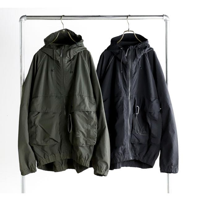 SALE30%OFF //ROA x and wander ロア x アンドワンダー 5745221536 ガーメントダイ ナイロン フーデッド ジャケット garment dye nylon hooded jacket |  | 02