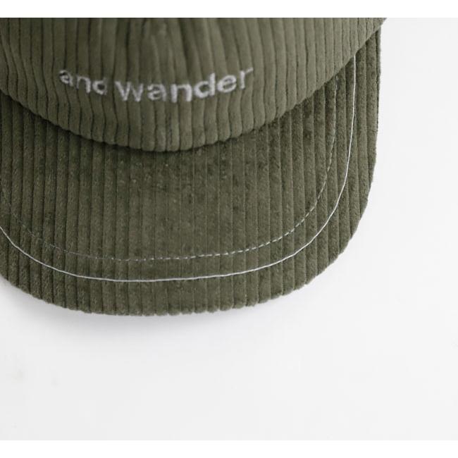SALE30%OFF //and wander アンドワンダー 5986122 コーデュロイキャップ corduroy cap |  | 10