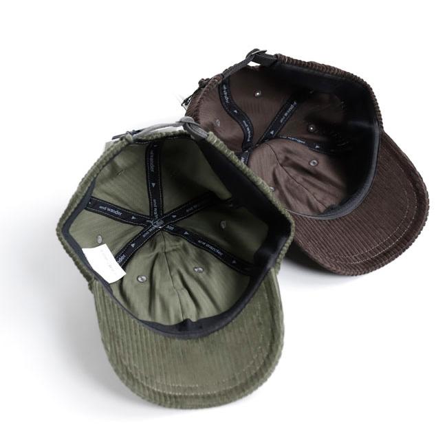 SALE30%OFF //and wander アンドワンダー 5986122 コーデュロイキャップ corduroy cap |  | 15