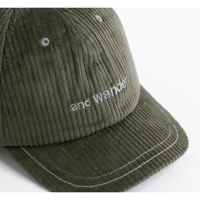SALE30%OFF //and wander アンドワンダー 5986122 コーデュロイキャップ corduroy cap |  | 09