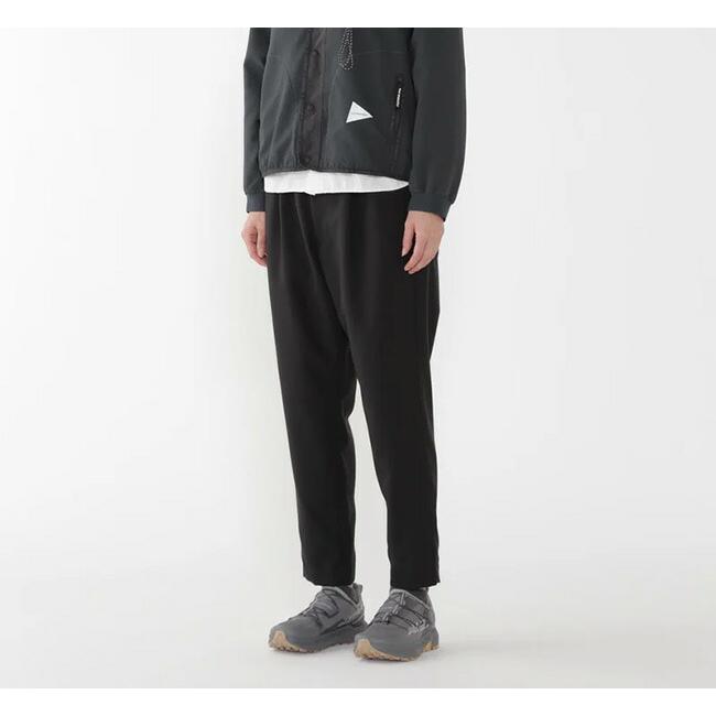 SALE30%OFF //and wander アンドワンダー 5282104 メランジツイルパンツ PE melange twill pants |  | 01