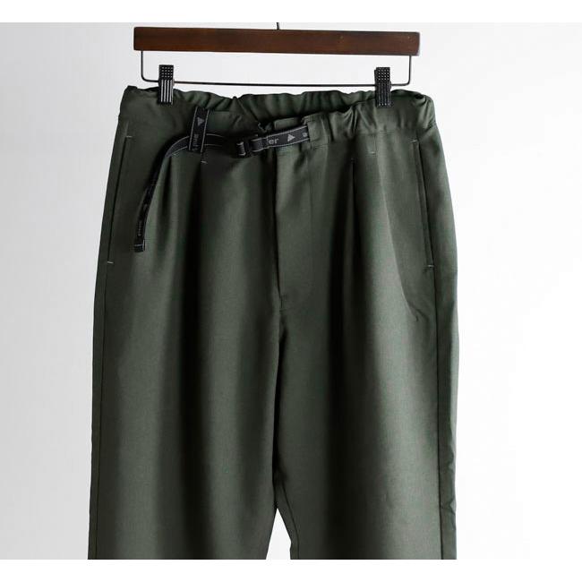 SALE30%OFF //and wander アンドワンダー 5282104 メランジツイルパンツ PE melange twill pants |  | 07