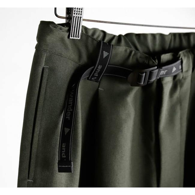 SALE30%OFF //and wander アンドワンダー 5282104 メランジツイルパンツ PE melange twill pants |  | 08