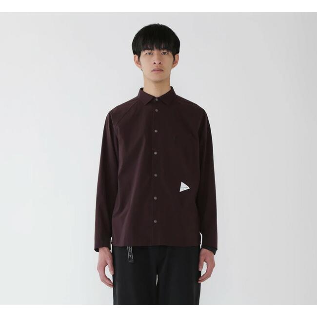SALE30%OFF //and wander アンドワンダー 5253024 フリースベース長袖シャツ fleece base LS shirt | 