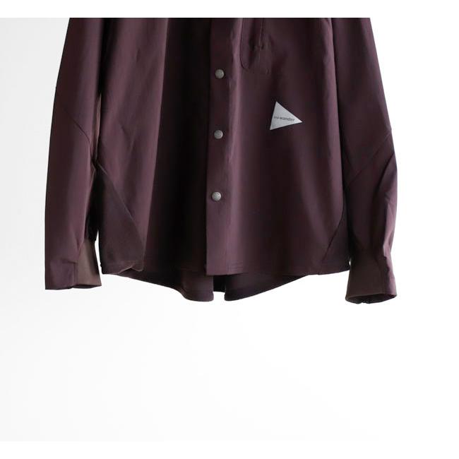 SALE30%OFF //and wander アンドワンダー 5253024 フリースベース長袖シャツ fleece base LS shirt |  | 10