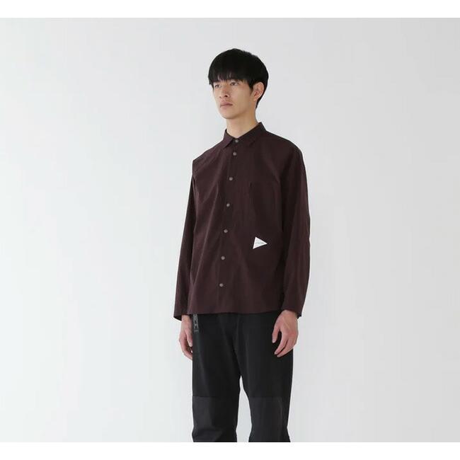 SALE30%OFF //and wander アンドワンダー 5253024 フリースベース長袖シャツ fleece base LS shirt |  | 01