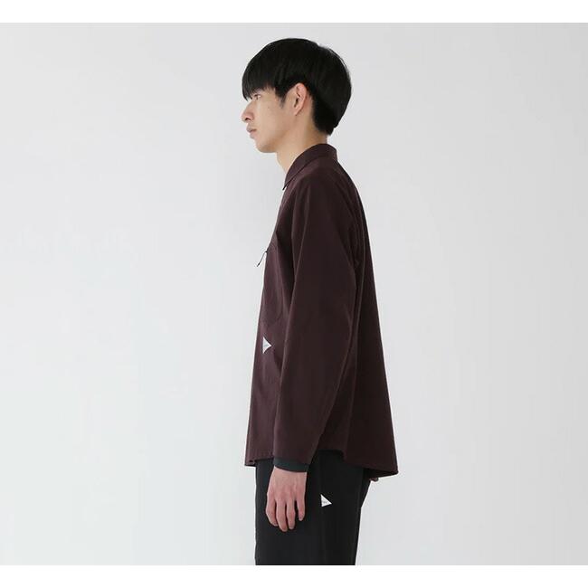 SALE30%OFF //and wander アンドワンダー 5253024 フリースベース長袖シャツ fleece base LS shirt |  | 02