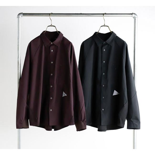 SALE30%OFF //and wander アンドワンダー 5253024 フリースベース長袖シャツ fleece base LS shirt |  | 05