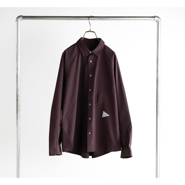 SALE30%OFF //and wander アンドワンダー 5253024 フリースベース長袖シャツ fleece base LS shirt |  | 06