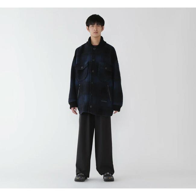 SALE30%OFF //and wander アンドワンダー 5283052 ウールシャギージャケットロング wool shaggy jacket long | 
