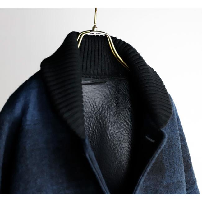 SALE30%OFF //and wander アンドワンダー 5283052 ウールシャギージャケットロング wool shaggy jacket long |  | 09