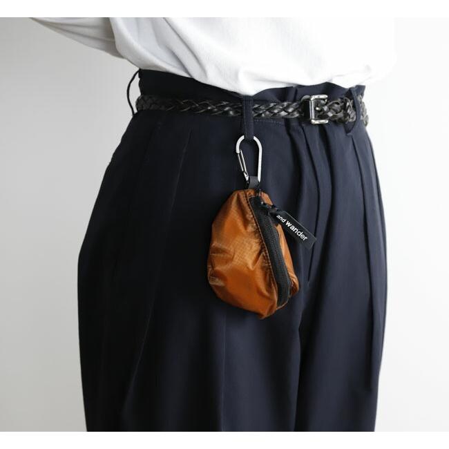 and wander アンドワンダー 5746975311 ミニポーチ sil mini pouch |  | 01
