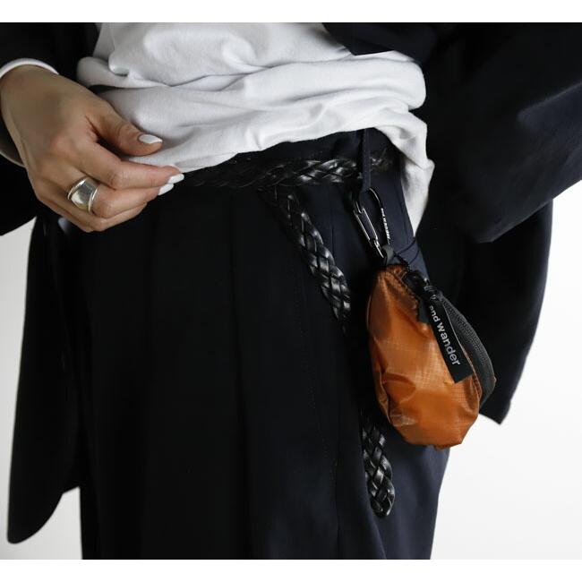 and wander アンドワンダー 5746975311 ミニポーチ sil mini pouch |  | 02