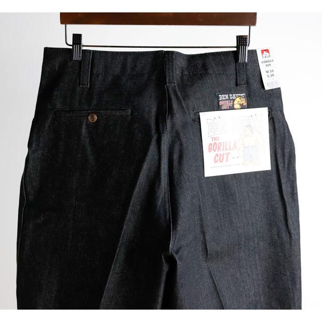 BEN DAVIS ベン・デービス USA GORILLA CUT (Black Denim) ゴリラ