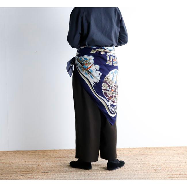 BINDU ビンドゥー BBB1313-NY2 マッププリント スカーフ NEWYORK NAVY |  | 04