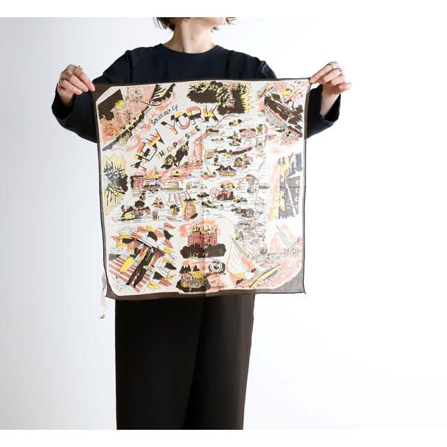 BINDU ビンドゥー BBB1312-SF マッププリント バンダナ SAN FRANCISCO SAXE BLUE |  | 02