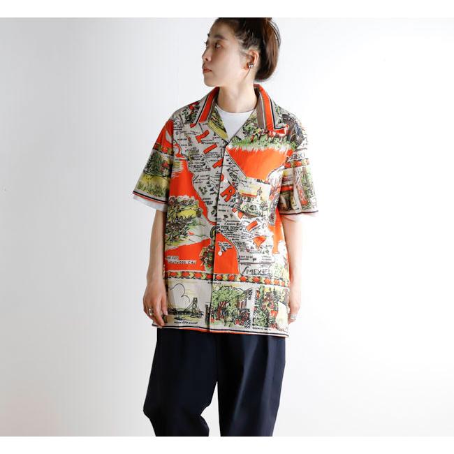 BINDU ビンドゥー PIM7725-C3 ORNG HAWAIIAN SHIRTS ハワイアンシャツ California3 Orange | 